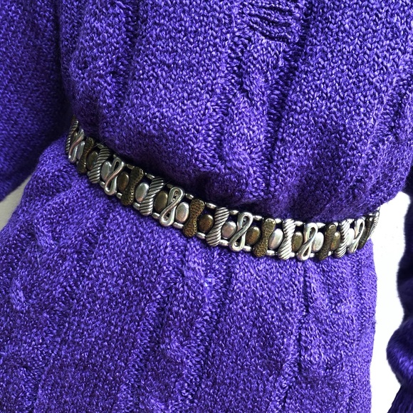 🌟 VINTAGE Purple knit in good condition 🌟 - Picture 4 of 7